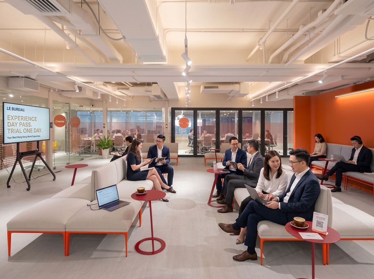 Networking event at Le Bureau